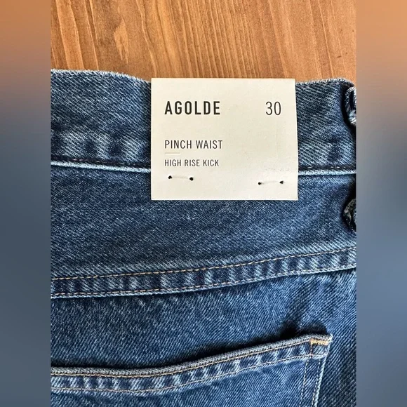 Agolde Pinch Waist Straight Jean | Size 30 (8-10) - Picture 2 of 8
